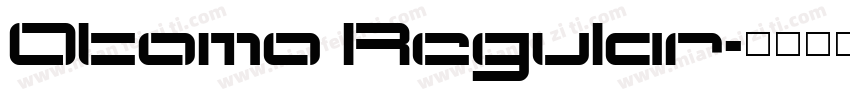 Otomo Regular字体转换